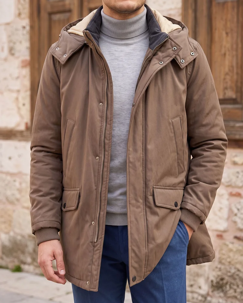 Vizon Kapüşonlu Parka - 2