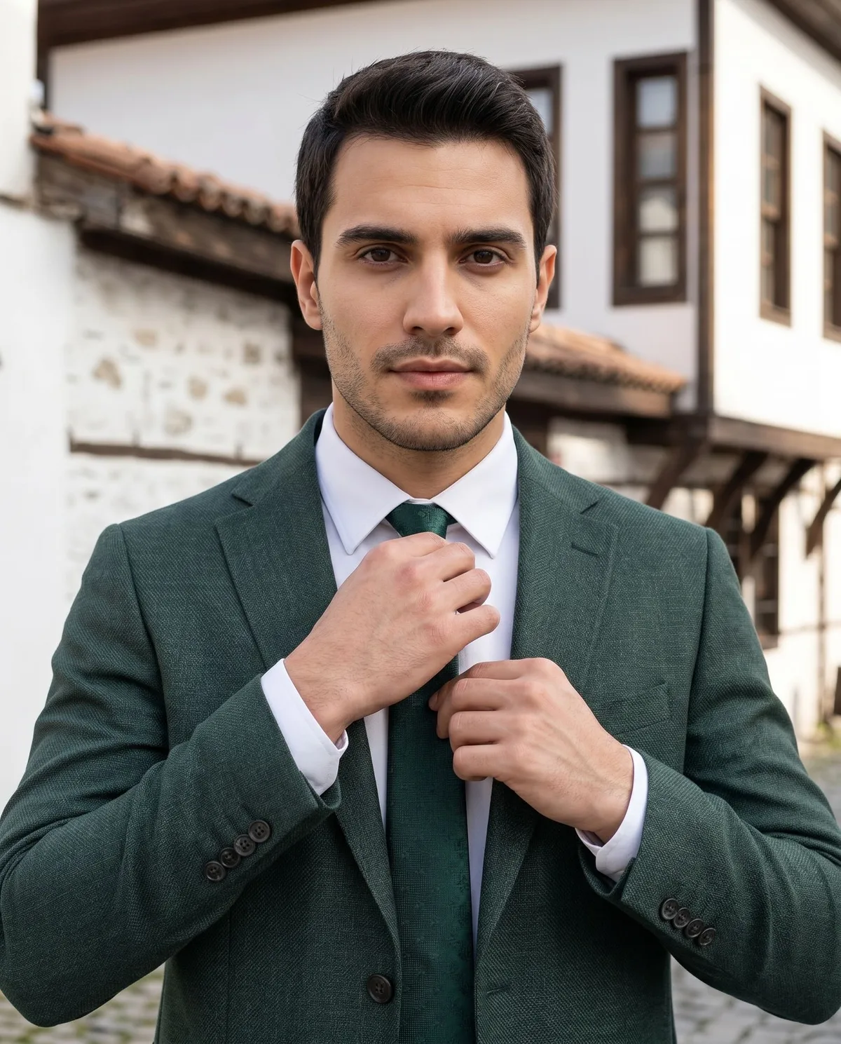 Yeşil Blazer Ceket - 3