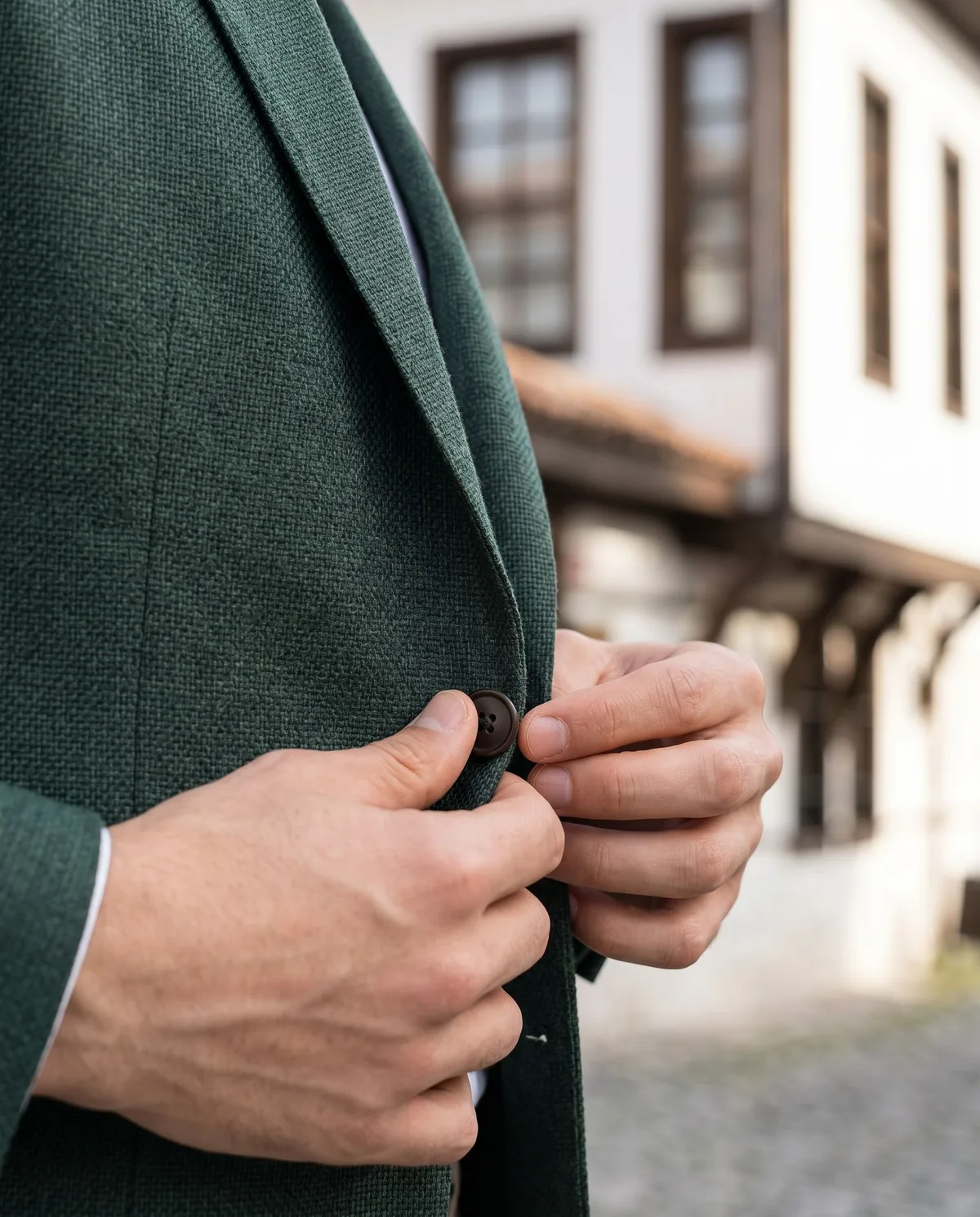 Yeşil Blazer Ceket - 4