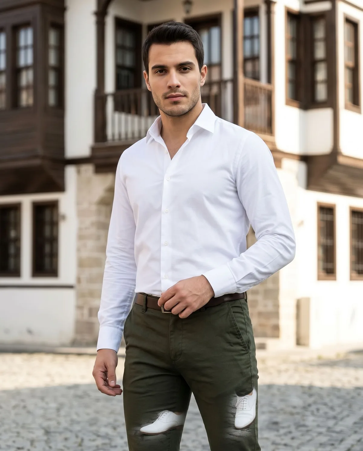 Koyu Yeşil Slim Pantolon - 3