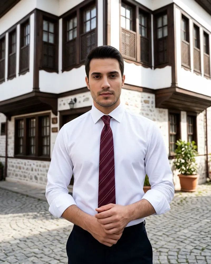 Beyaz Klasik Gömlek