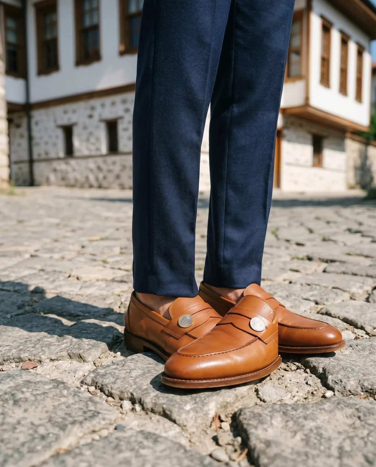 Taba Deri Loafer - 3