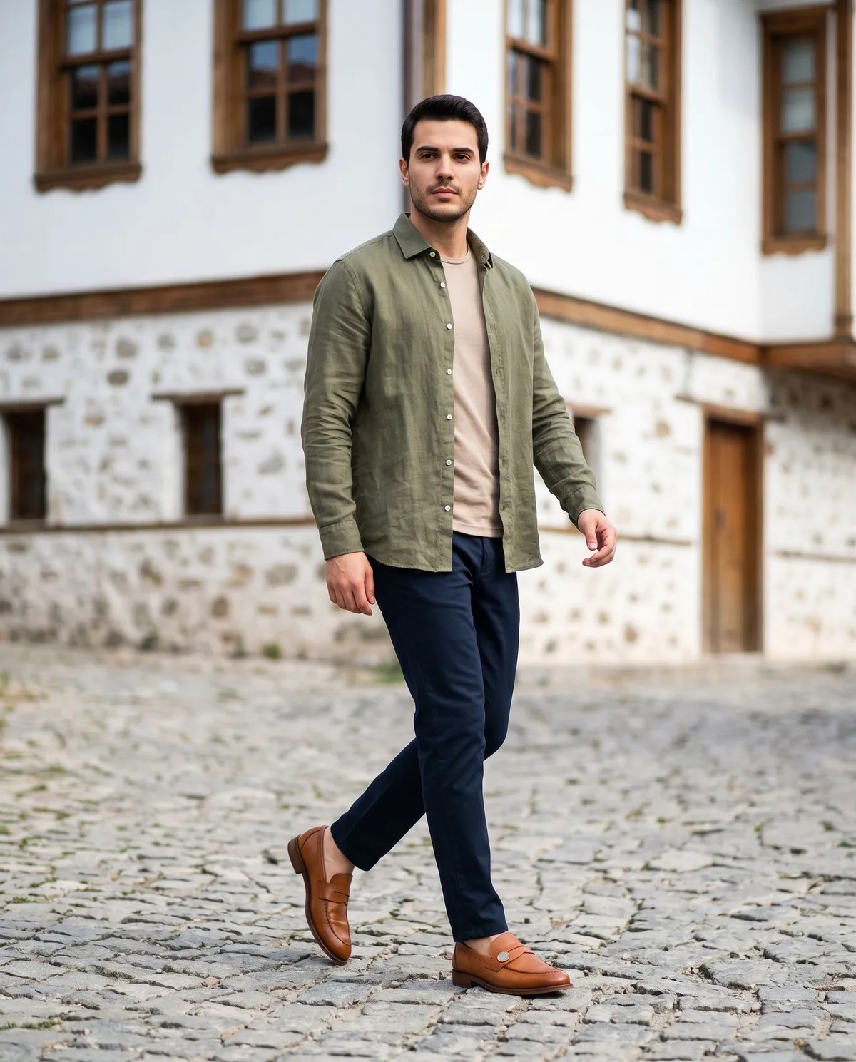 Taba Deri Loafer - 5