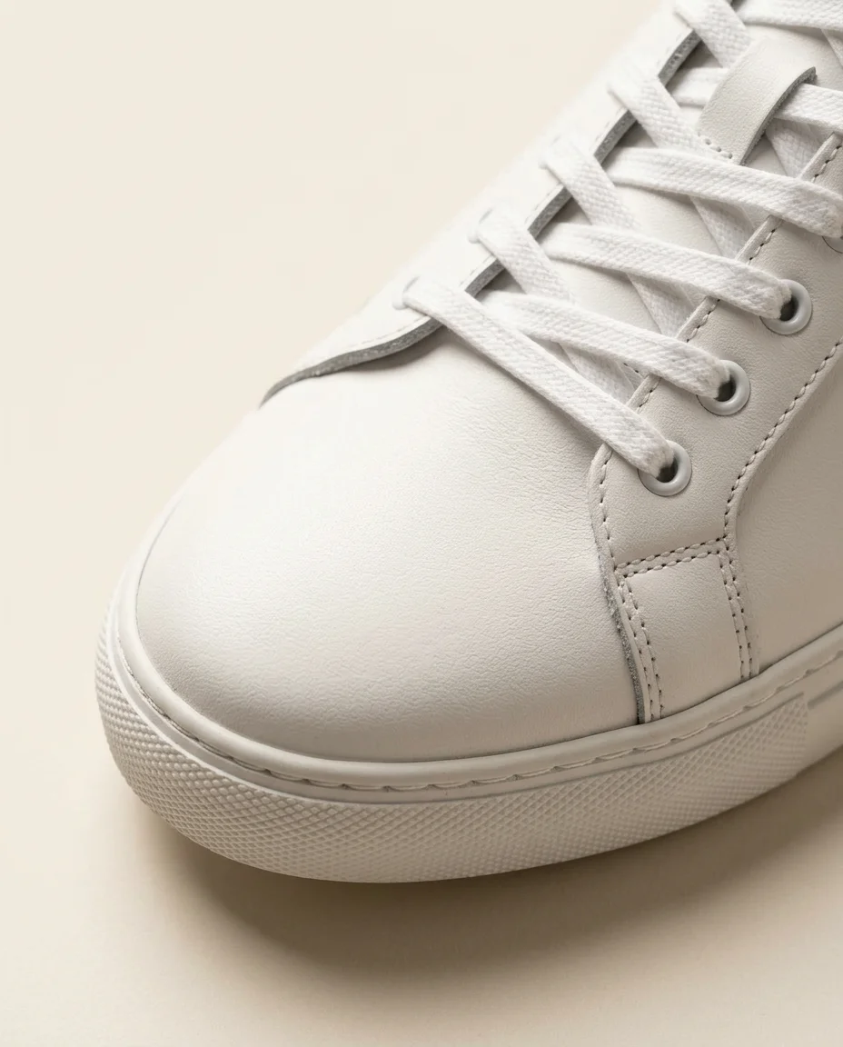 Beyaz Deri Sneaker - 2