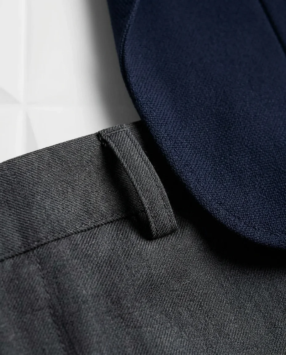 Antrasit Pantolon + Blazer Kombin - 2