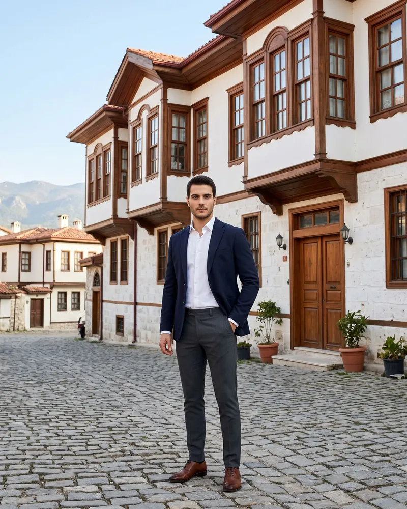 Antrasit Pantolon + Blazer Kombin - Beyefendi Çorum