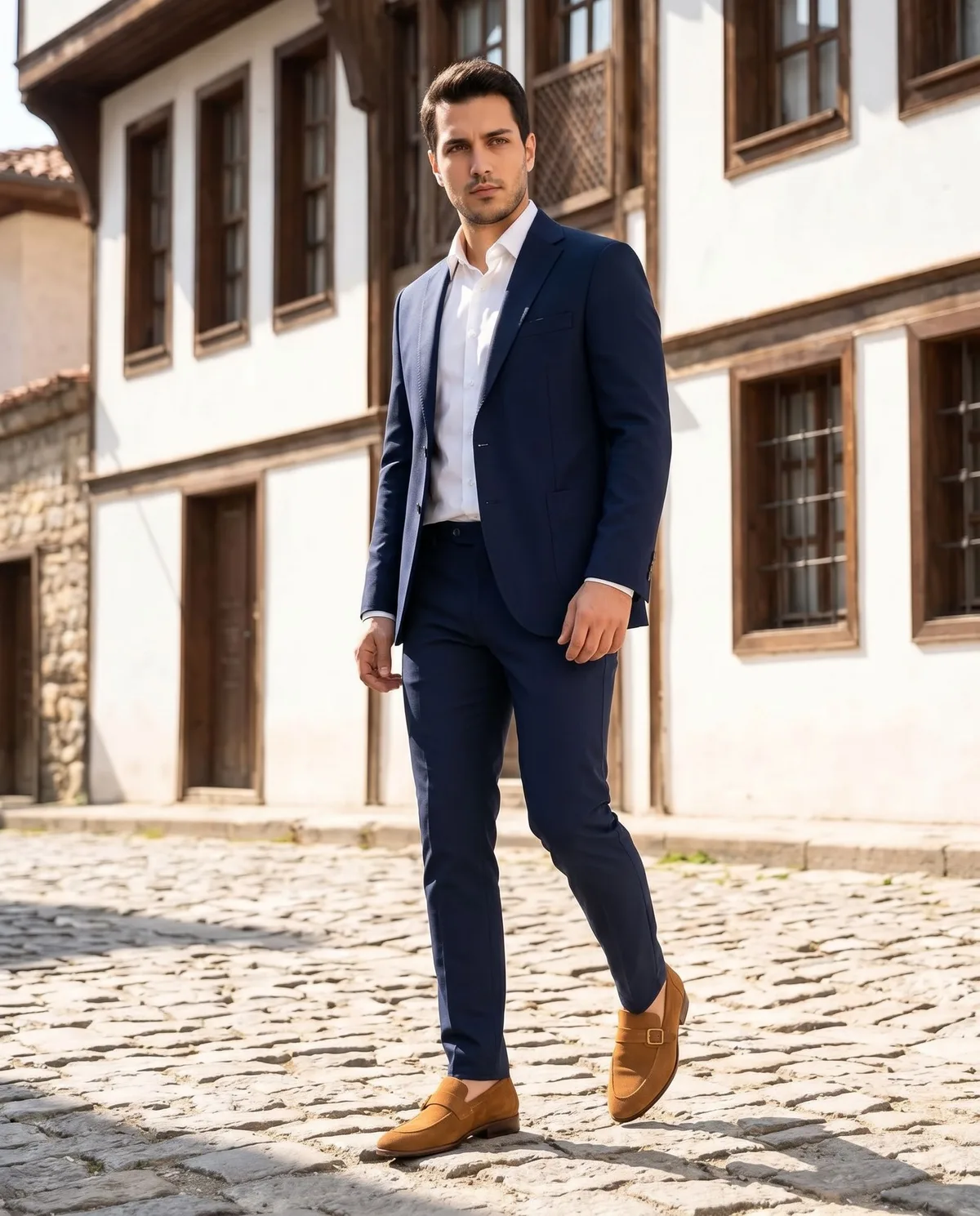 Taba Loafer Smart Casual Kombin - 5