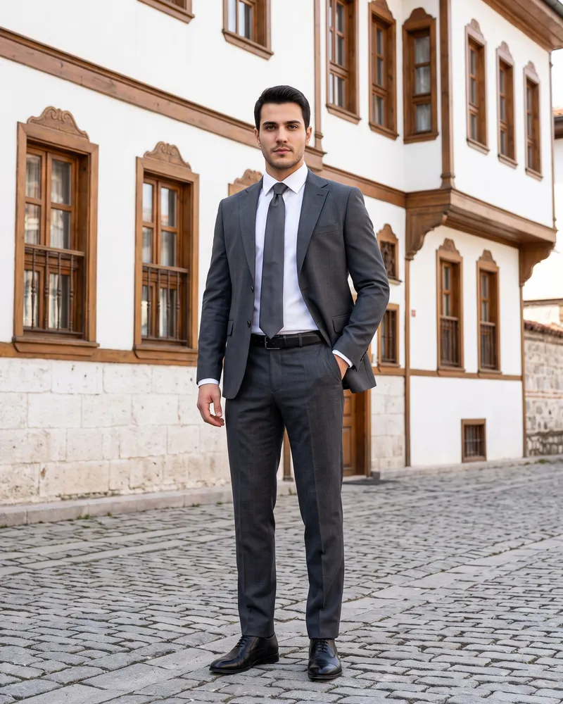 Füme Takım Elbise Premium Set - 2